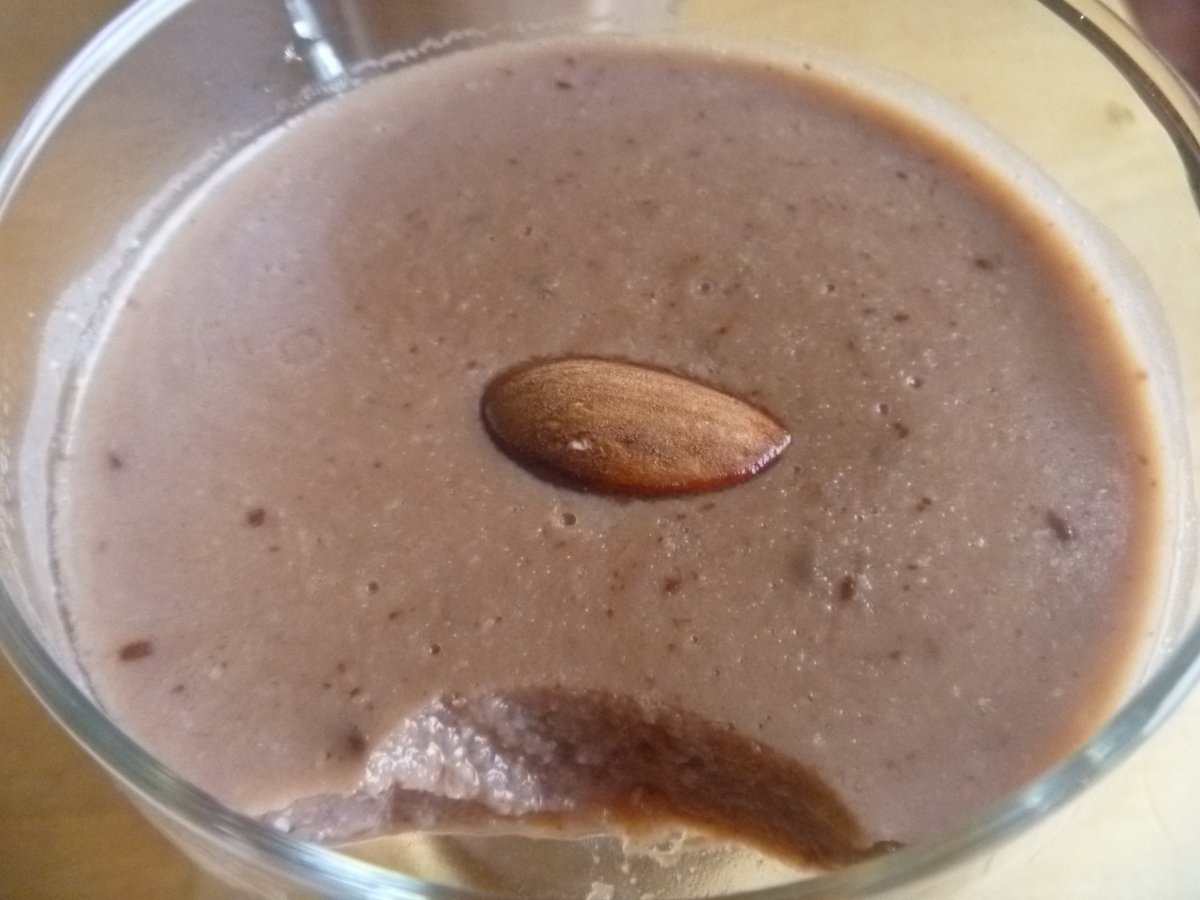 Dessert lacté amande-chocolat